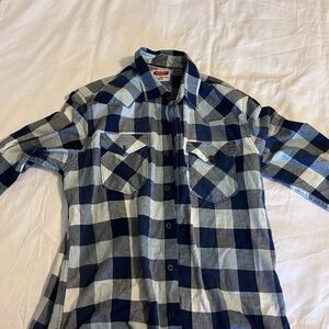 Wrangler Long Sleeve Men's Shirt Button up Medium
